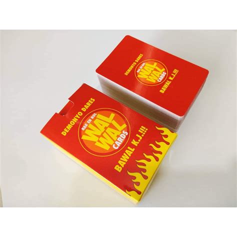 WALWAL CARDS (DEMONYO DARES) .